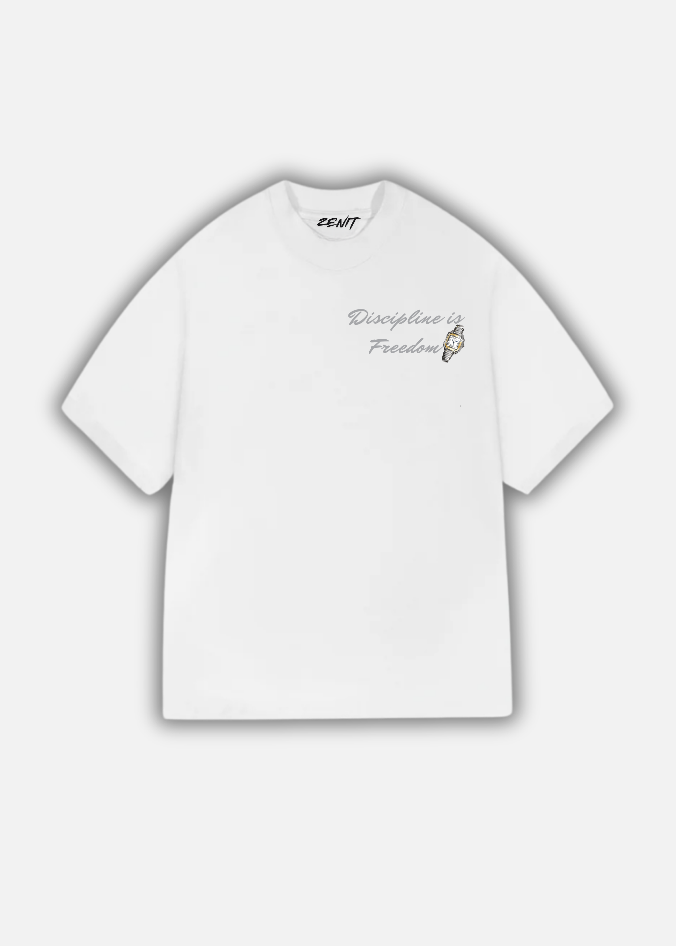 חולצת אובר סייז שעון ״clock״