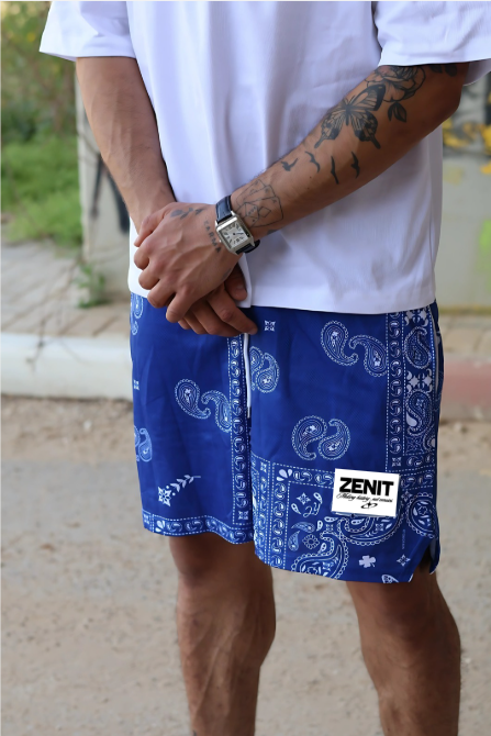 מכנס בנדה כחולים ״bandana״