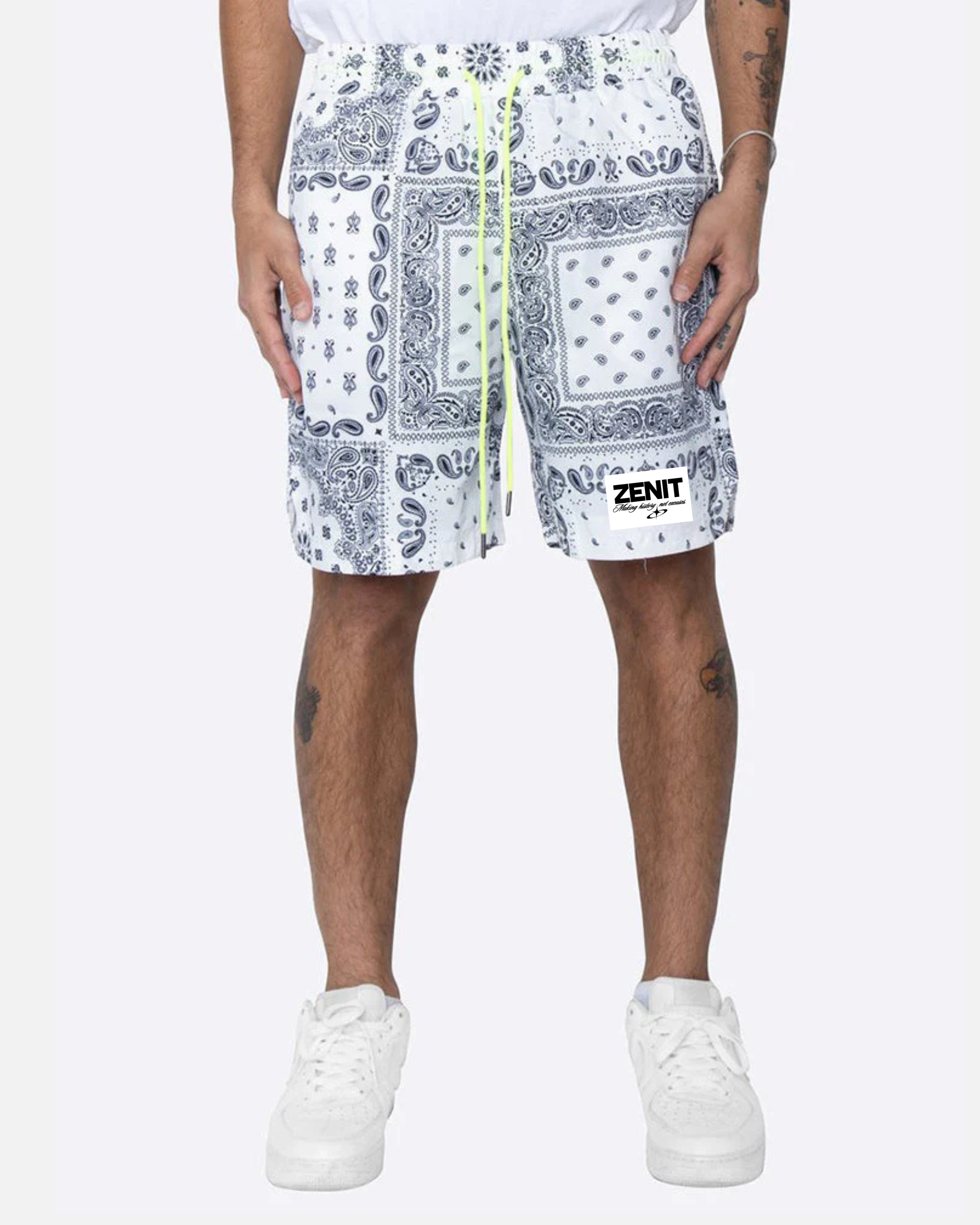 מכנס בנדה לבן ״bandana״