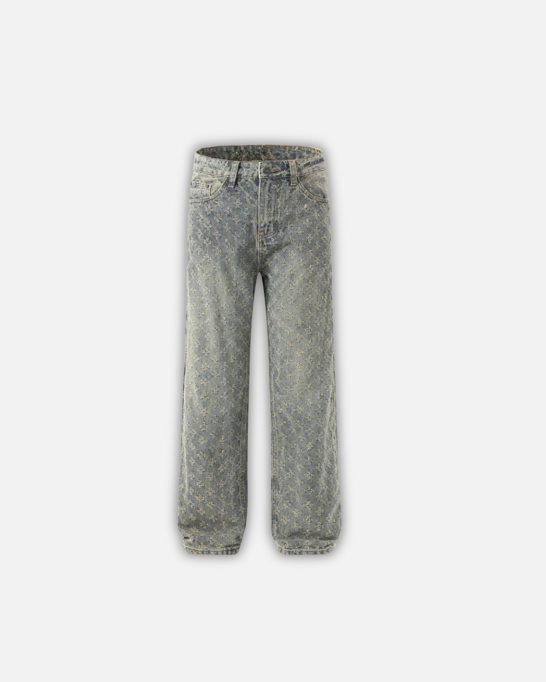 ג’ינס עם הדפס כוכבים כחול בהיר ״StarLighy”