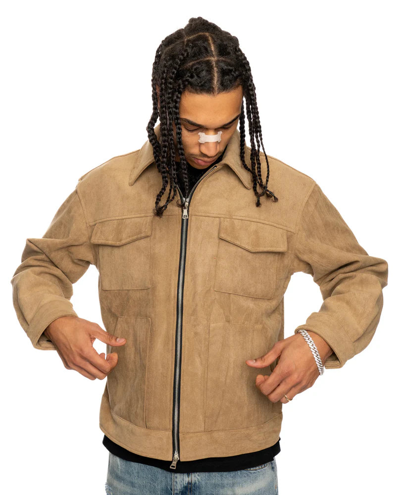 "Brown" ג'קט בומבר חום