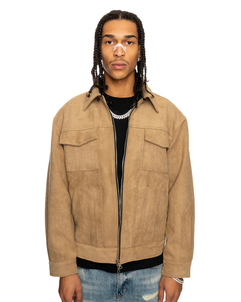 "Brown" ג'קט בומבר חום