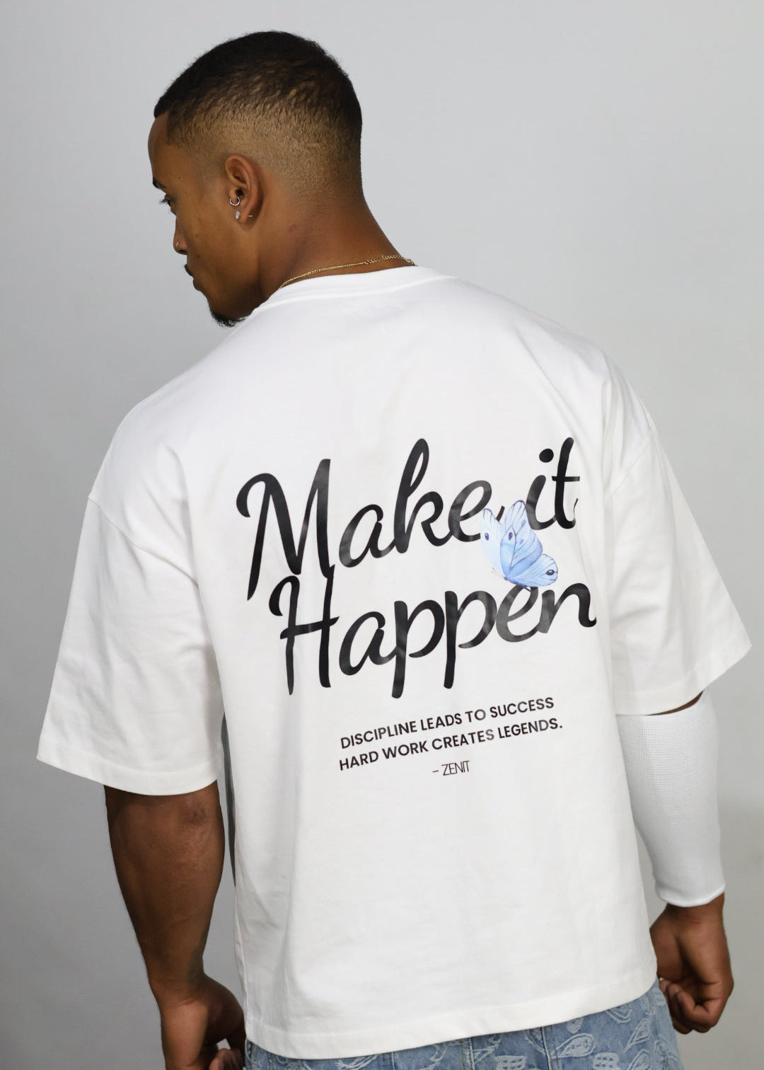 חולצת אובר סייז פרפר ״butterfly״