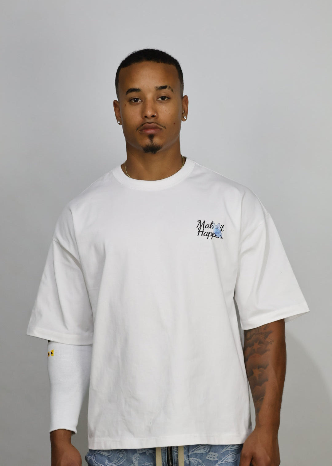 חולצת אובר סייז פרפר ״butterfly״