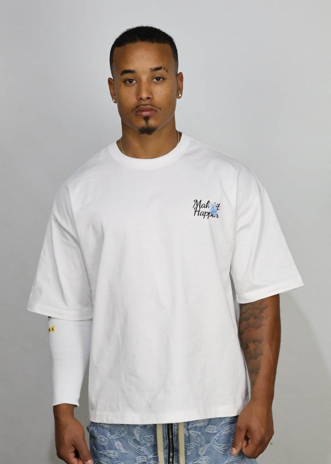 חולצת אובר סייז פרפר ״butterfly״